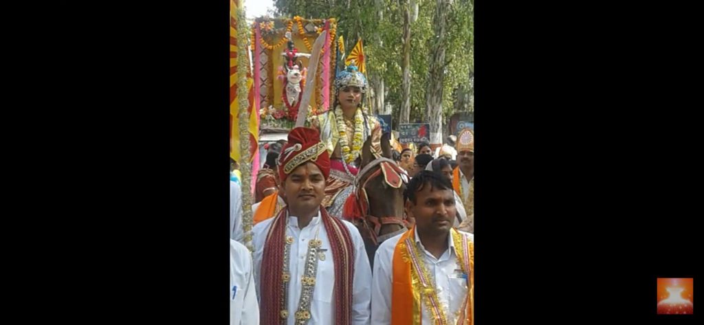 शिवरात्रि पर रैली भोलेनाथ शिव की बारात हरदोई यूपी